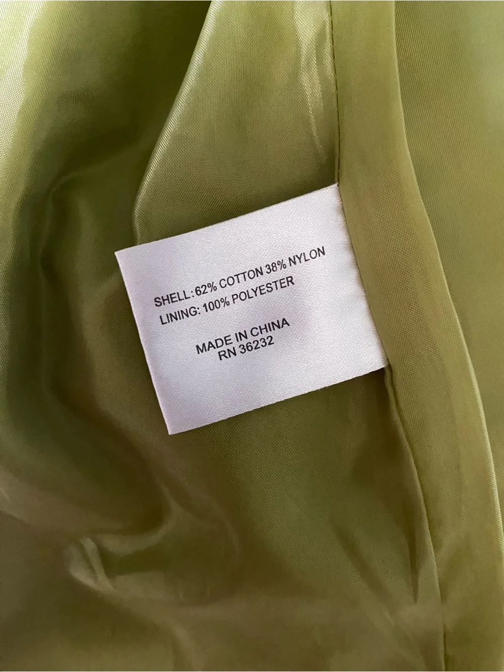 Giacca A Gallery Company Chartreuse Lime Green Utility Field Jacket Womens M